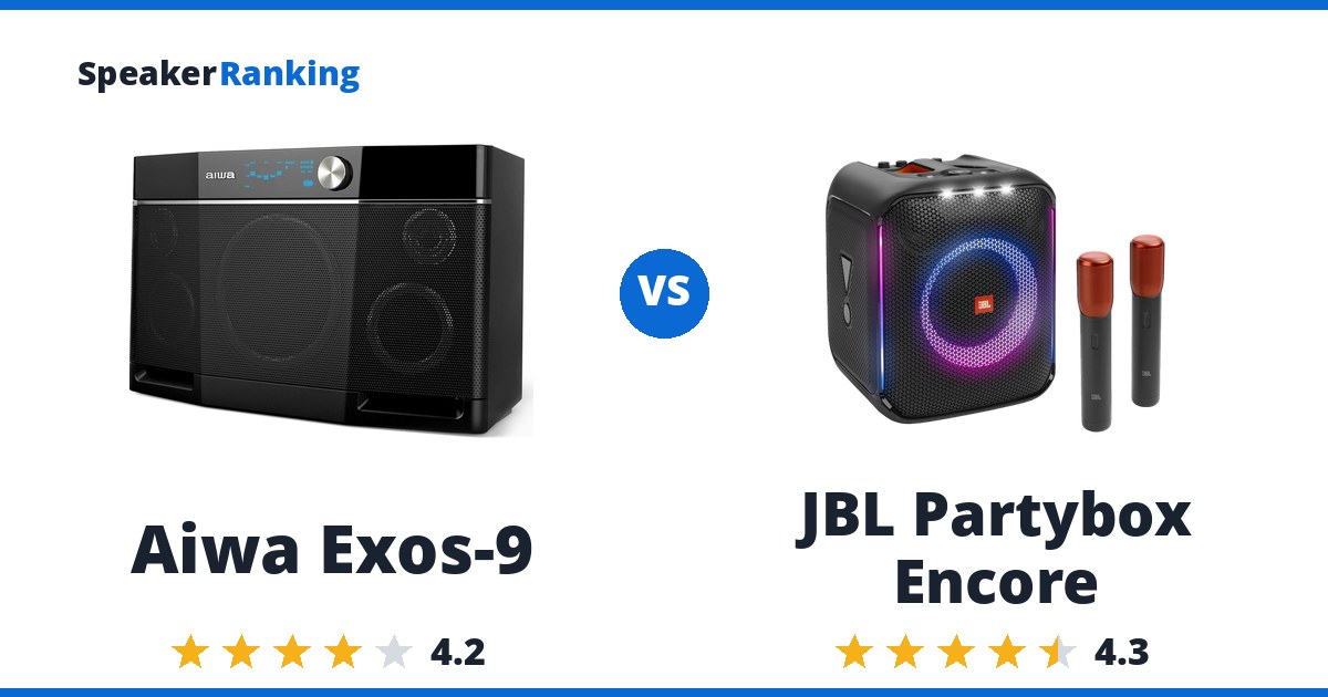 Aiwa Exos-9 vs JBL Partybox Encore