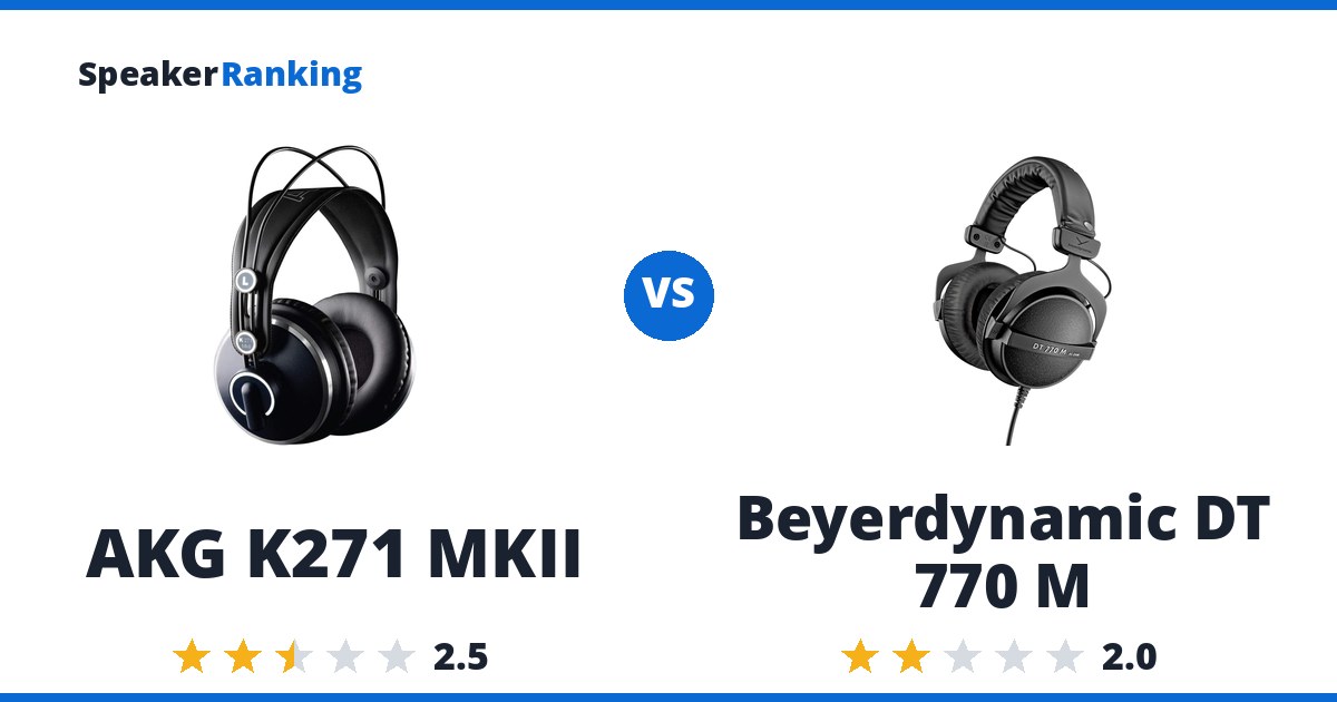 AKG K271 MKII vs Beyerdynamic DT 770 M