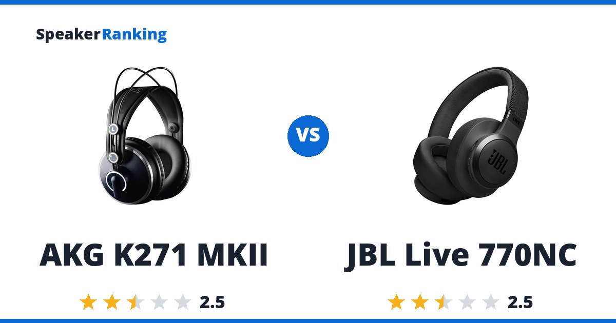 AKG K271 MKII vs JBL Live 770NC