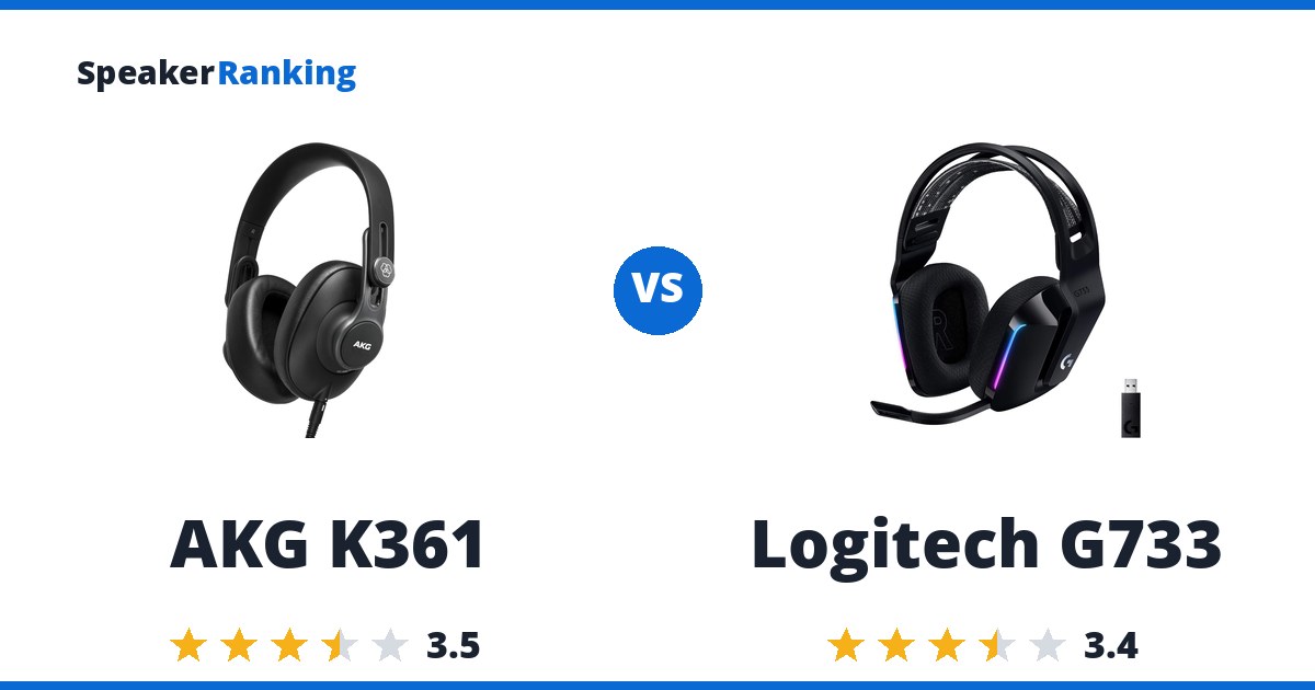 AKG K361 vs Logitech G733