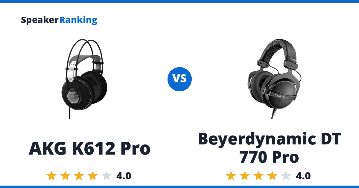 AKG K612 Pro vs Beyerdynamic DT 770 Pro