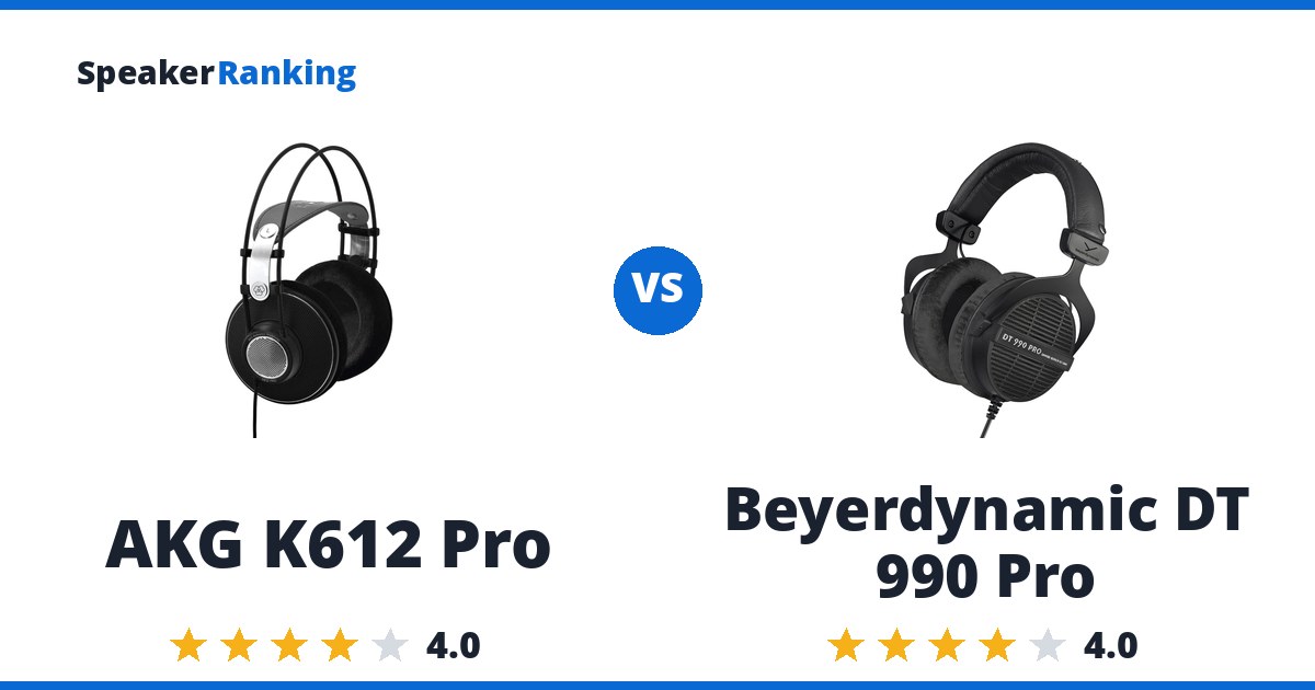 AKG K612 Pro vs Beyerdynamic DT 990 Pro