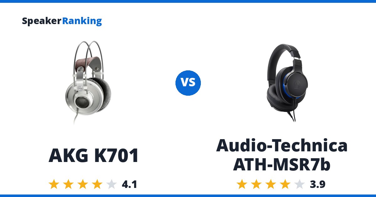AKG K701 vs Audio-Technica ATH-MSR7b