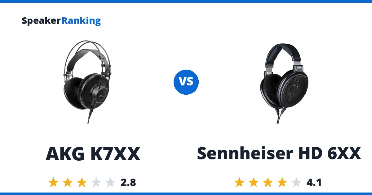 AKG K7XX vs Sennheiser HD 6XX