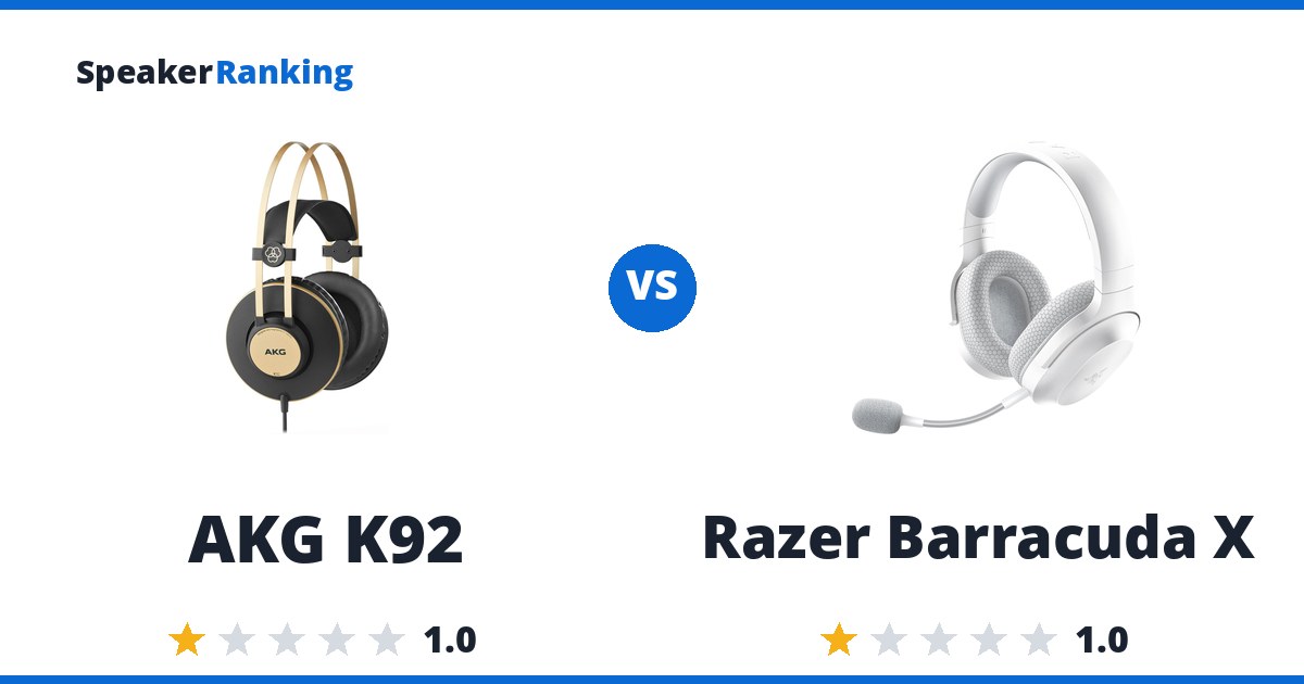 AKG K92 vs Razer Barracuda X