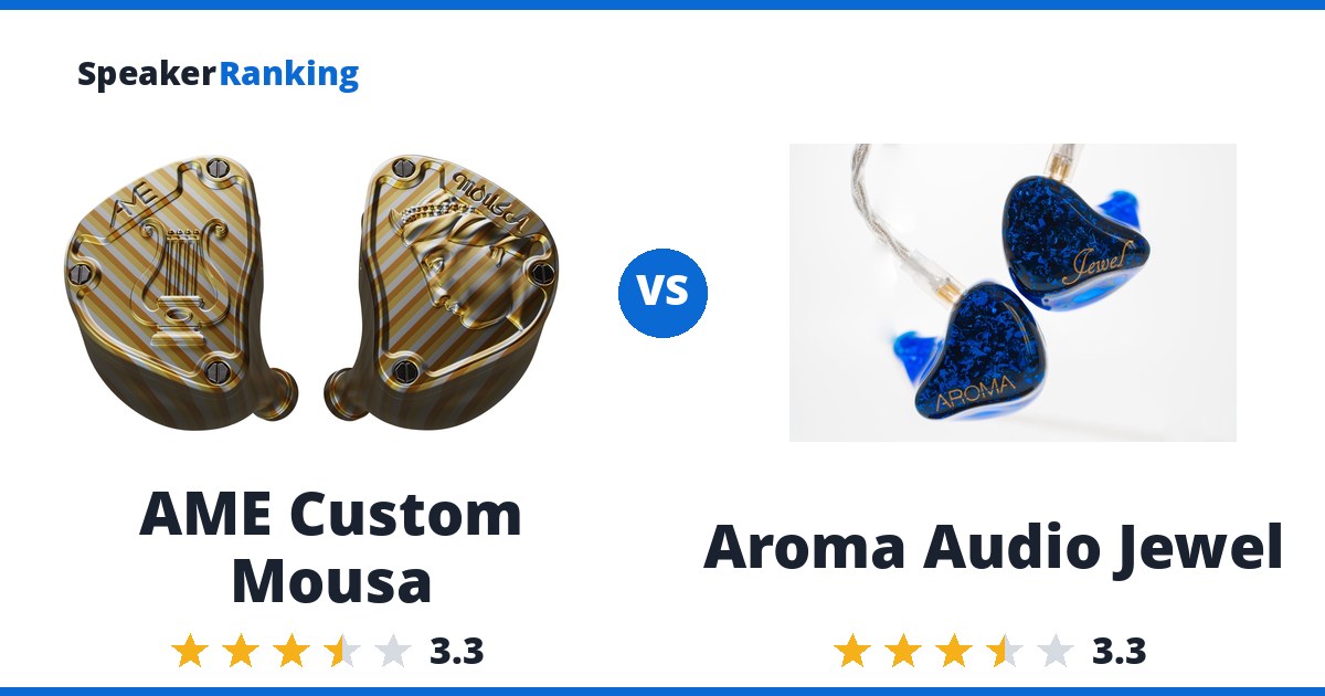 AME Custom Mousa vs Aroma Audio Jewel