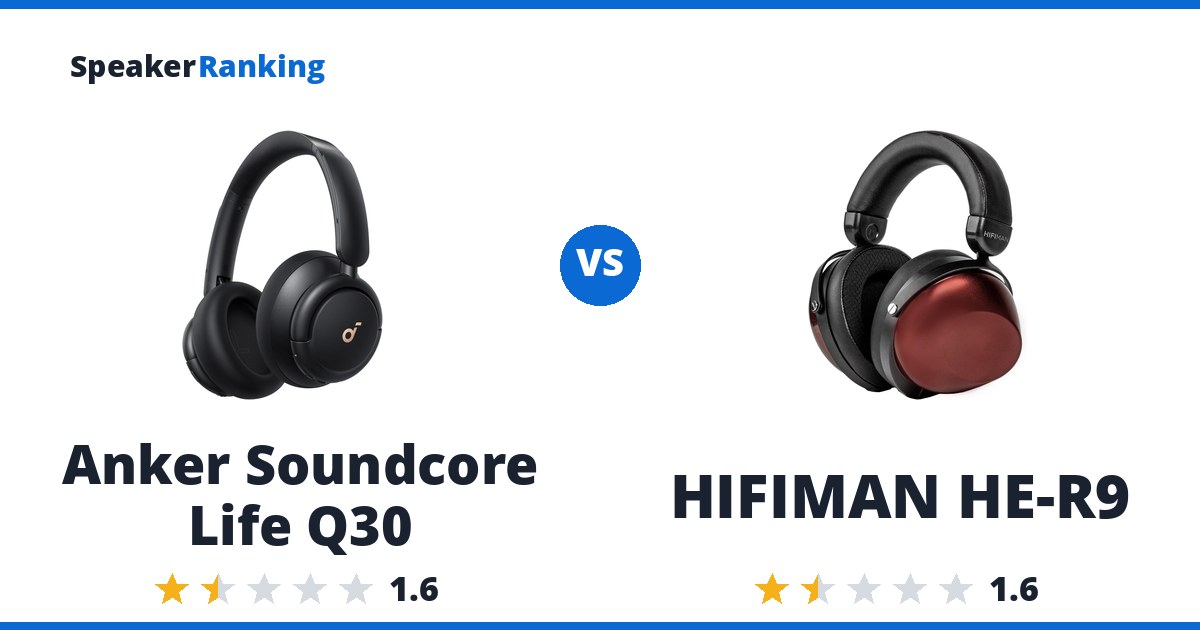 Anker Soundcore Life Q30 vs HIFIMAN HE-R9