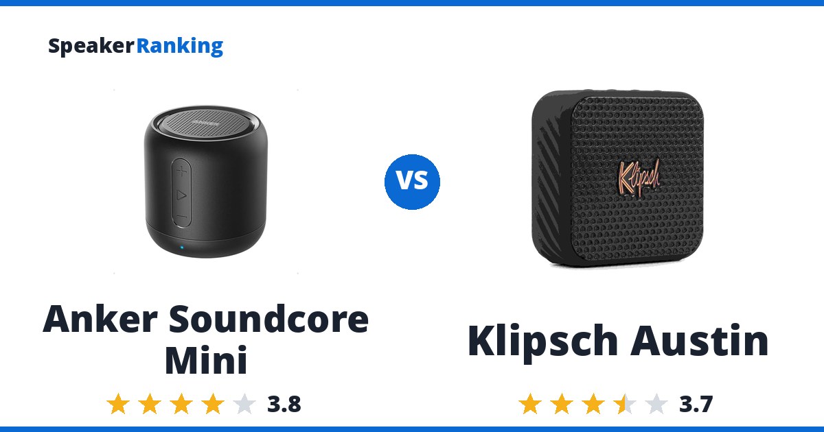 Anker Soundcore Mini vs Klipsch Austin