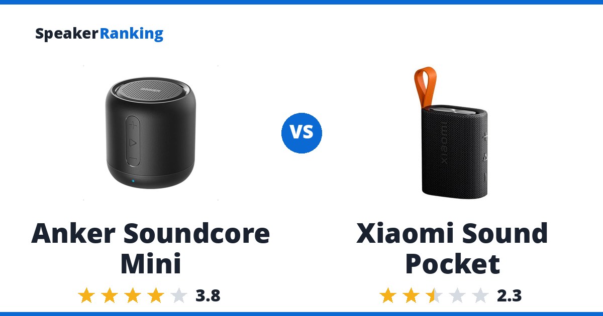 Anker Soundcore Mini vs Xiaomi Sound Pocket