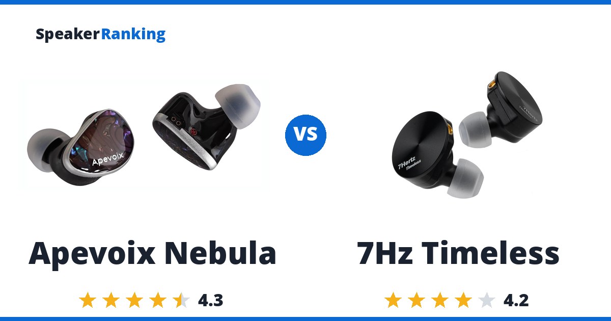 Apevoix Nebula vs 7Hz Timeless