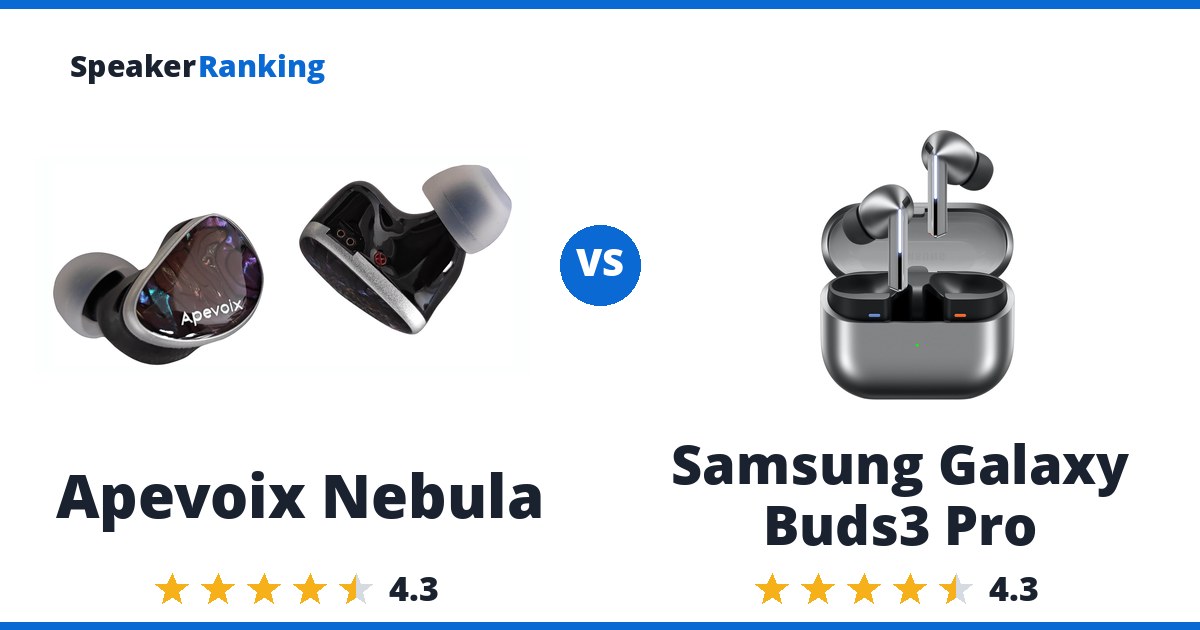 Apevoix Nebula vs Samsung Galaxy Buds3 Pro
