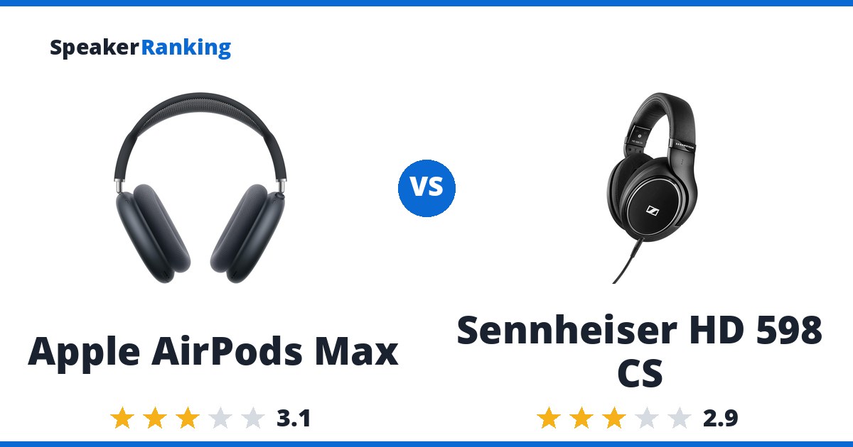 Apple AirPods Max vs Sennheiser HD 598 CS