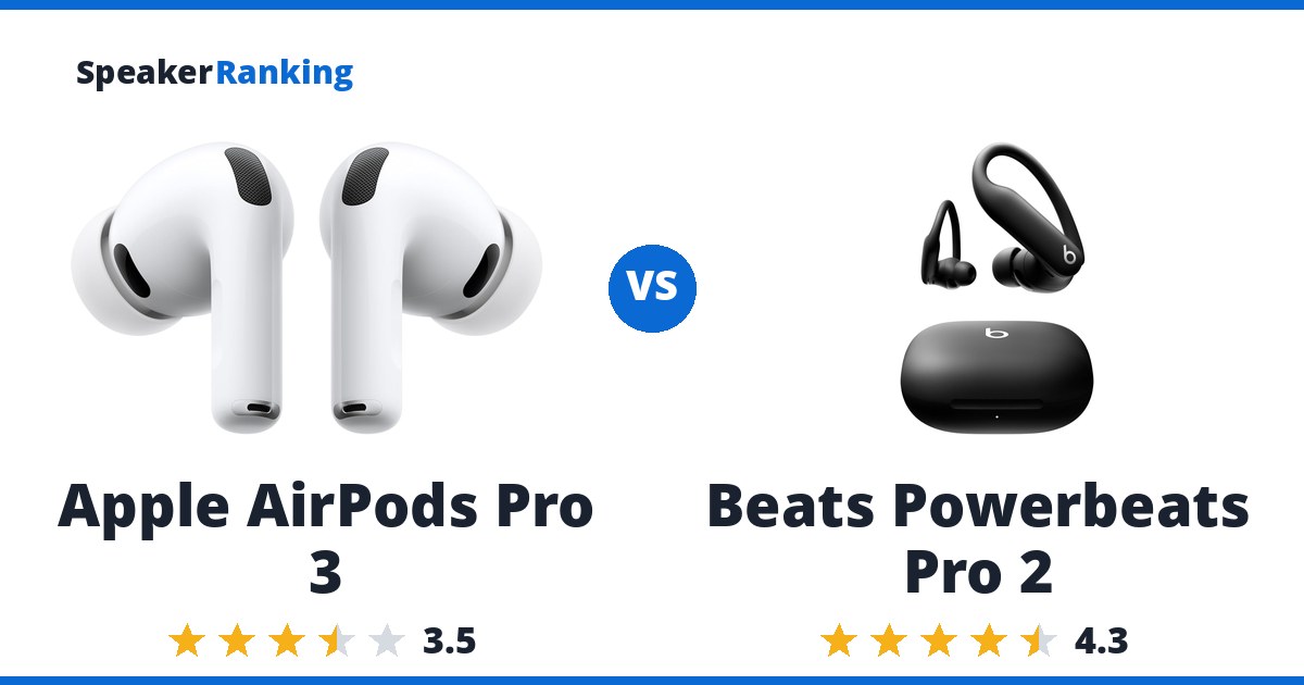 Apple AirPods Pro 3 vs Beats Powerbeats Pro 2