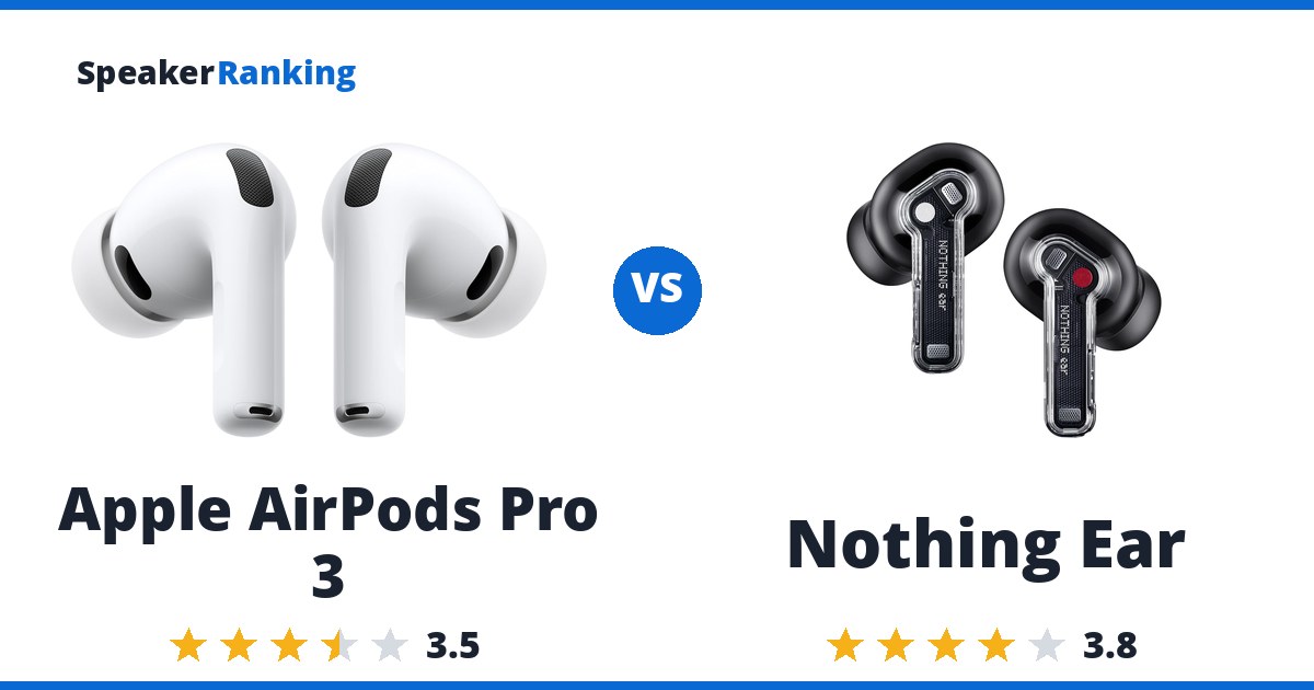 Apple AirPods Pro 3 vs Nothing Ear