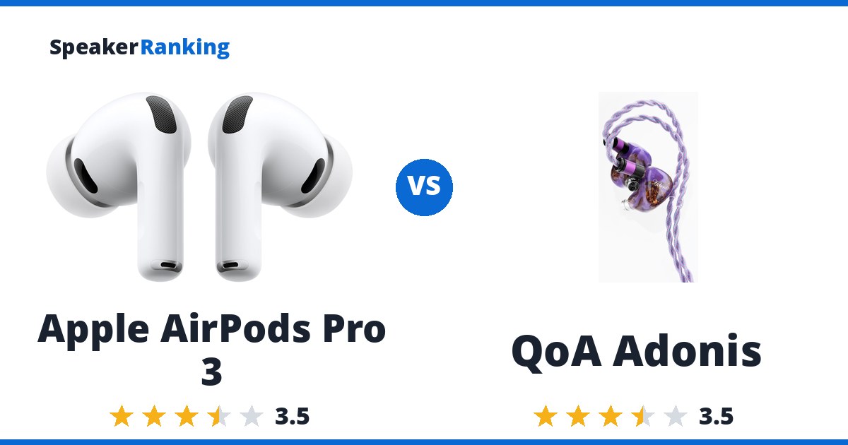 Apple AirPods Pro 3 vs QoA Adonis