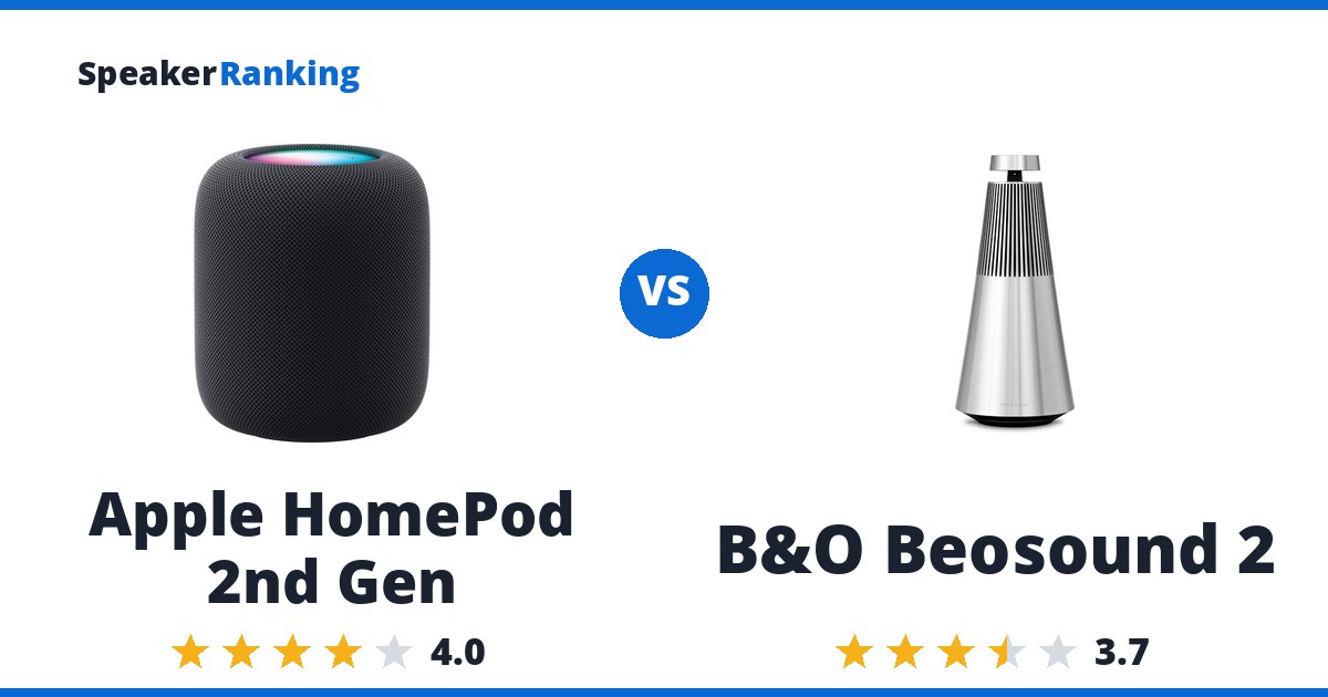 Apple HomePod 2nd Gen vs B&O Beosound 2