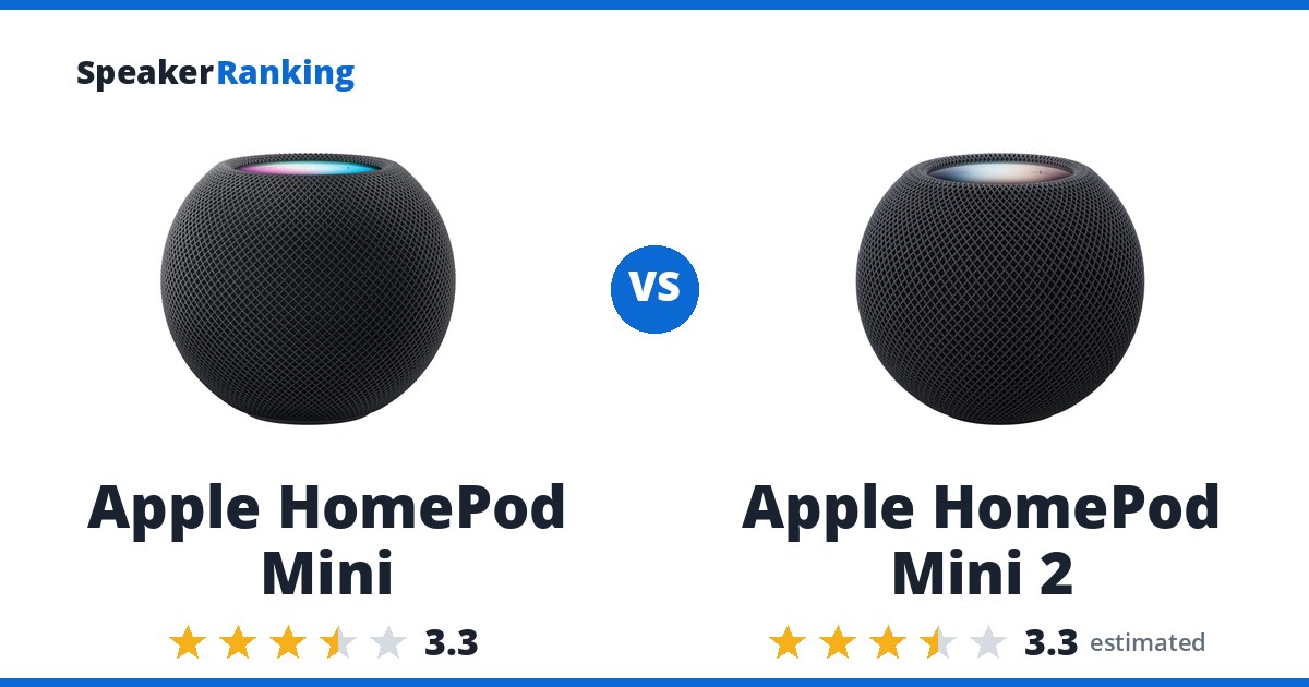 Apple HomePod Mini vs Apple HomePod Mini 2