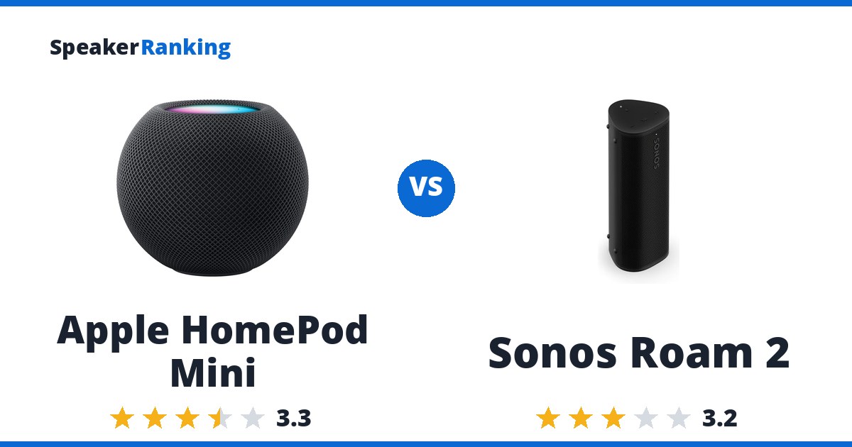 Apple HomePod Mini vs Sonos Roam 2