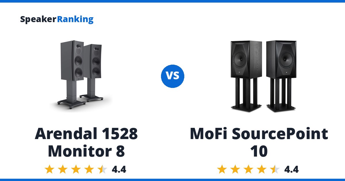 Arendal 1528 Monitor 8 vs MoFi SourcePoint 10
