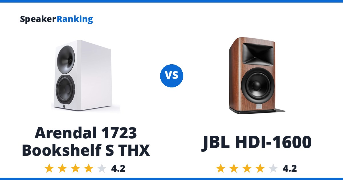 Arendal 1723 Bookshelf S THX vs JBL HDI-1600