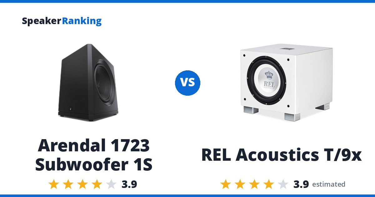 Arendal 1723 Subwoofer 1S vs REL Acoustics T/9x