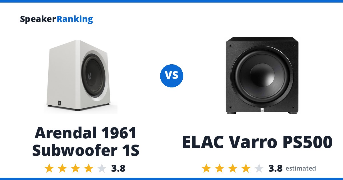 Arendal 1961 Subwoofer 1S vs ELAC Varro PS500