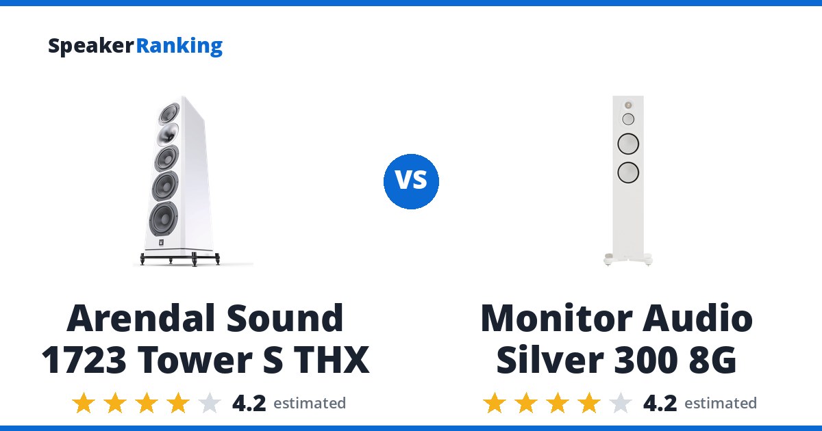 Arendal Sound 1723 Tower S THX vs Monitor Audio Silver 300 8G