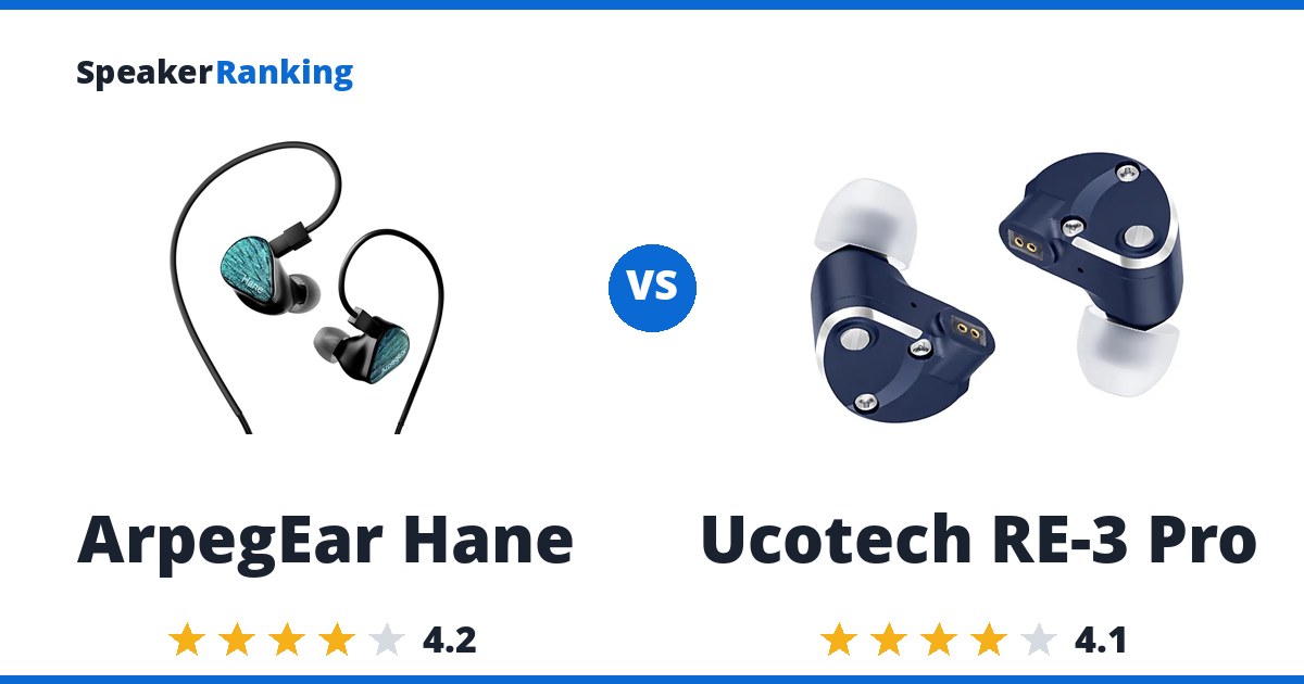 ArpegEar Hane vs Ucotech RE-3 Pro