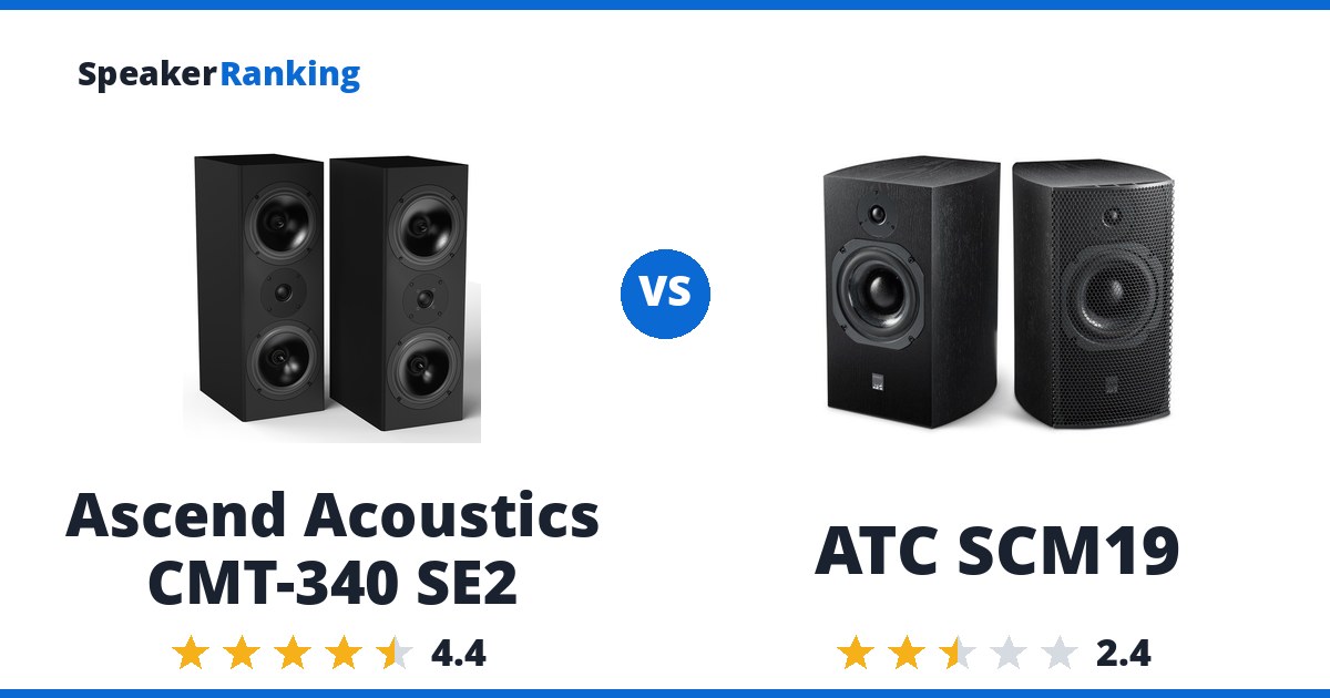 Ascend Acoustics CMT-340 SE2 vs ATC SCM19