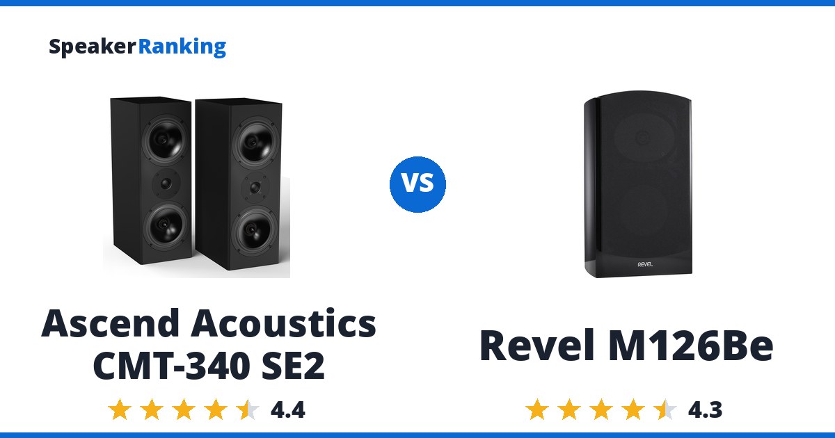 Ascend Acoustics CMT-340 SE2 vs Revel M126Be