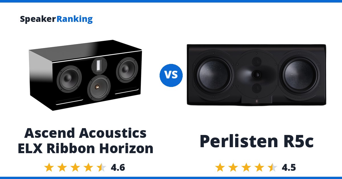 Ascend Acoustics ELX Ribbon Horizon vs Perlisten R5c