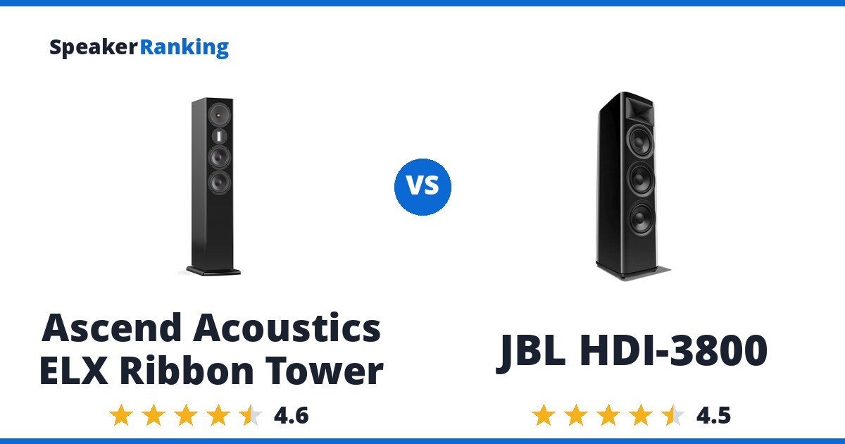 Ascend Acoustics ELX Ribbon Tower vs JBL HDI-3800