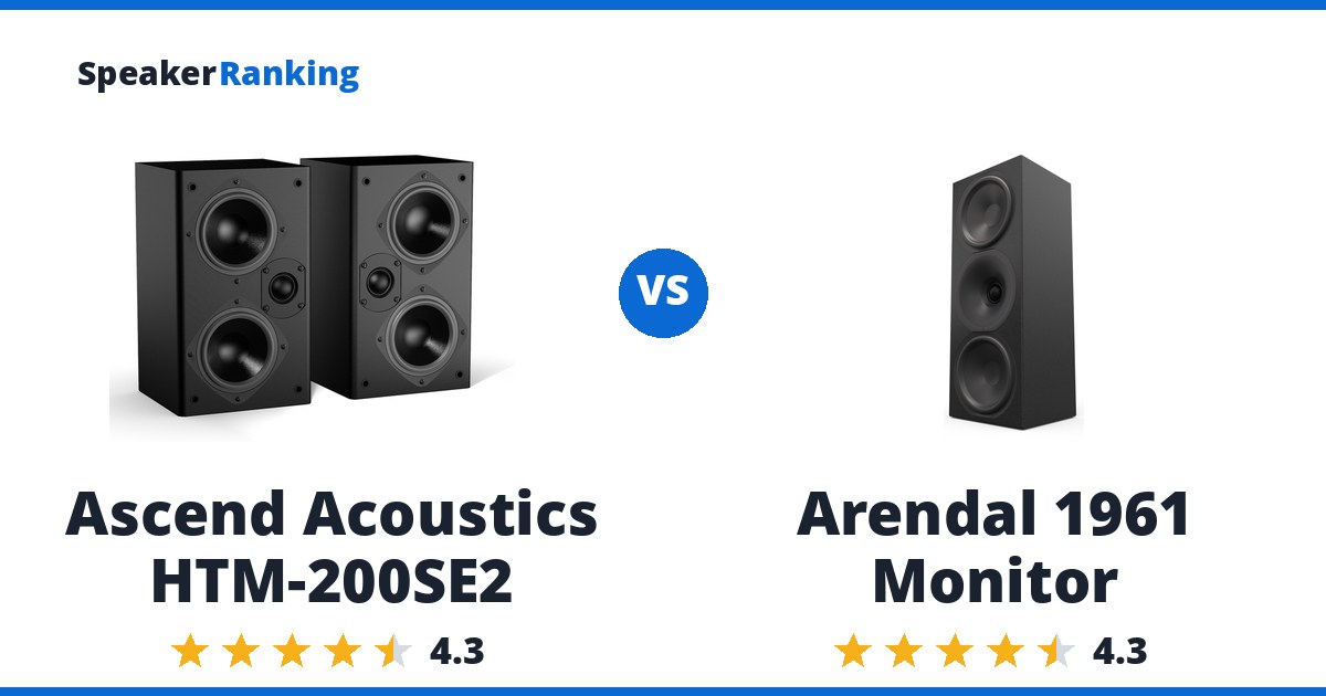 Ascend Acoustics HTM-200SE2 vs Arendal 1961 Monitor