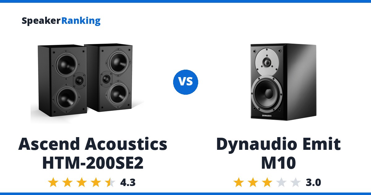 Ascend Acoustics HTM-200SE2 vs Dynaudio Emit M10