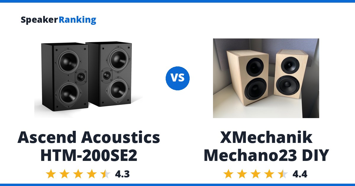 Ascend Acoustics HTM-200SE2 vs XMechanik Mechano23 DIY
