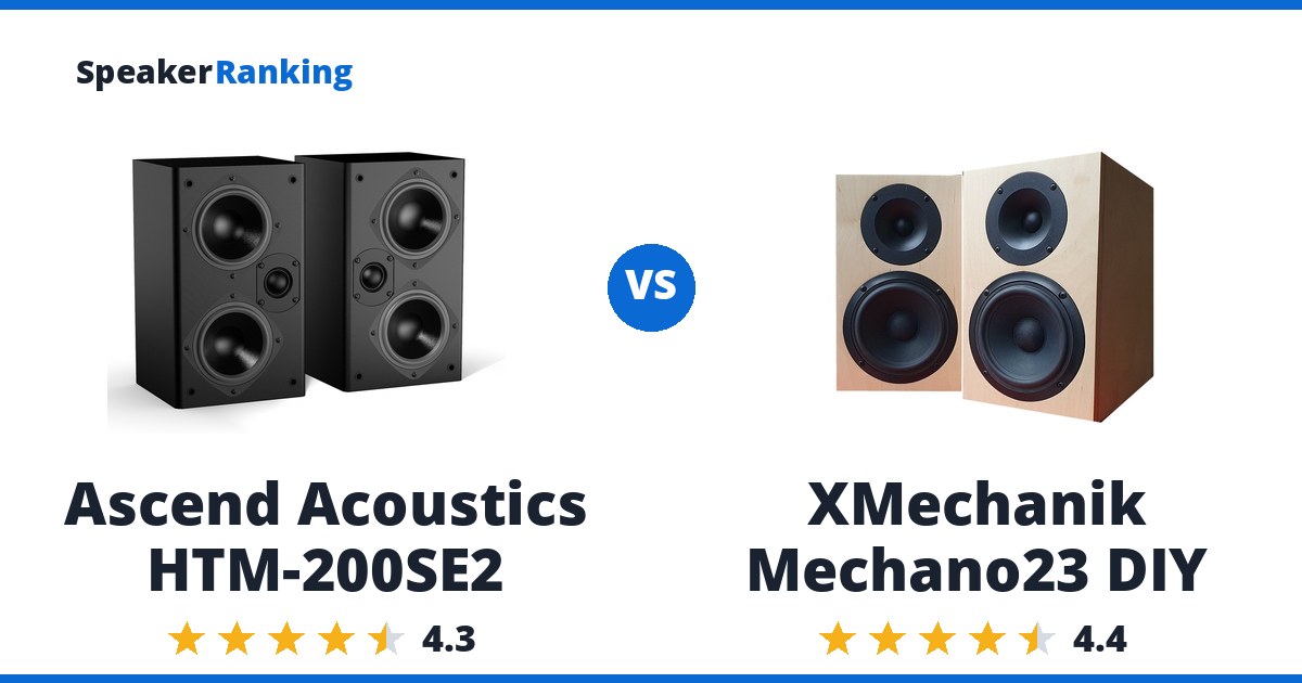 Ascend Acoustics HTM-200SE2 vs XMechanik Mechano23 DIY
