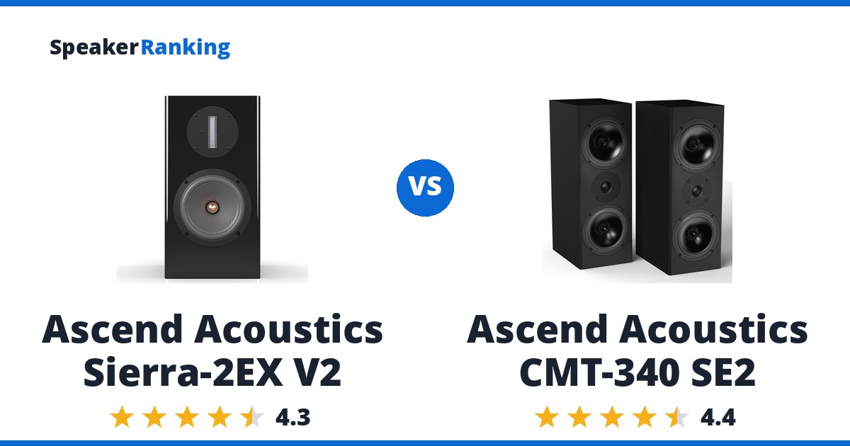 Ascend Acoustics Sierra-2EX V2 vs Ascend Acoustics CMT-340 SE2