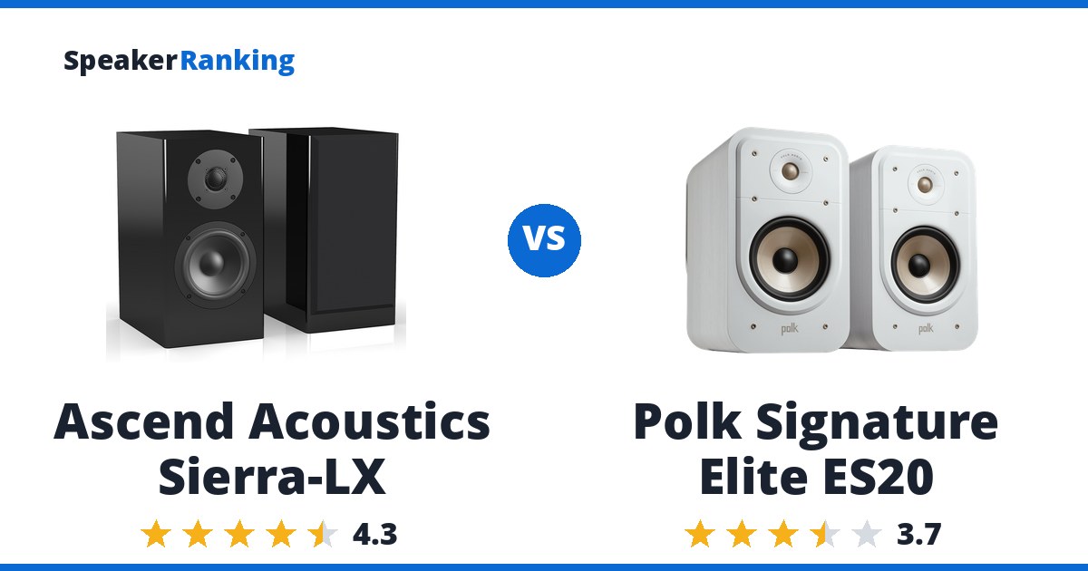 Ascend Acoustics Sierra-LX vs Polk Signature Elite ES20