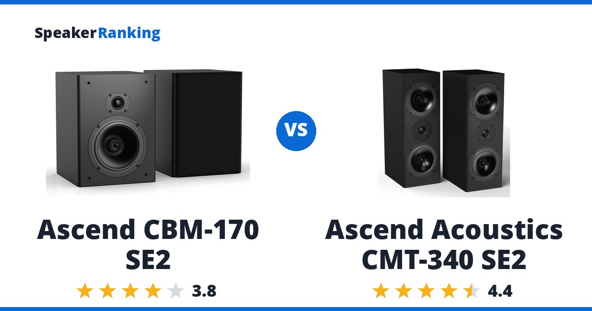 Ascend CBM-170 SE2 vs Ascend Acoustics CMT-340 SE2