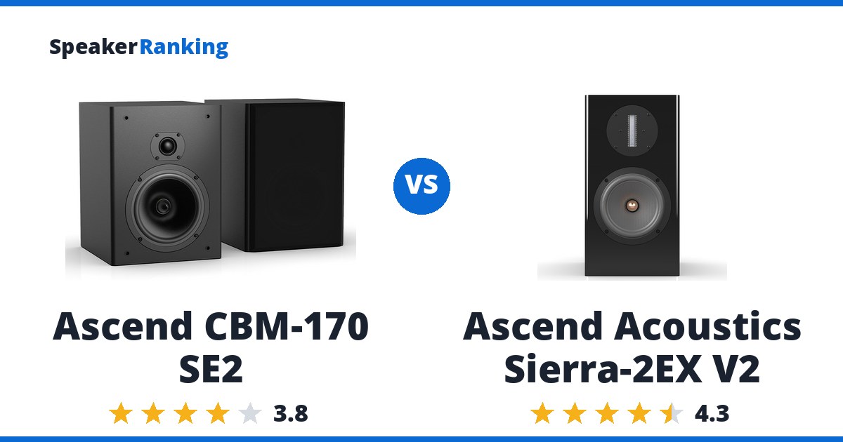 Ascend CBM-170 SE2 vs Ascend Acoustics Sierra-2EX V2
