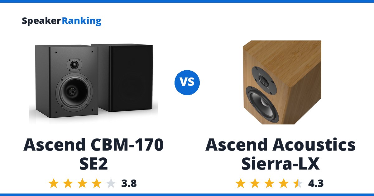 Ascend CBM-170 SE2 vs Ascend Acoustics Sierra-LX