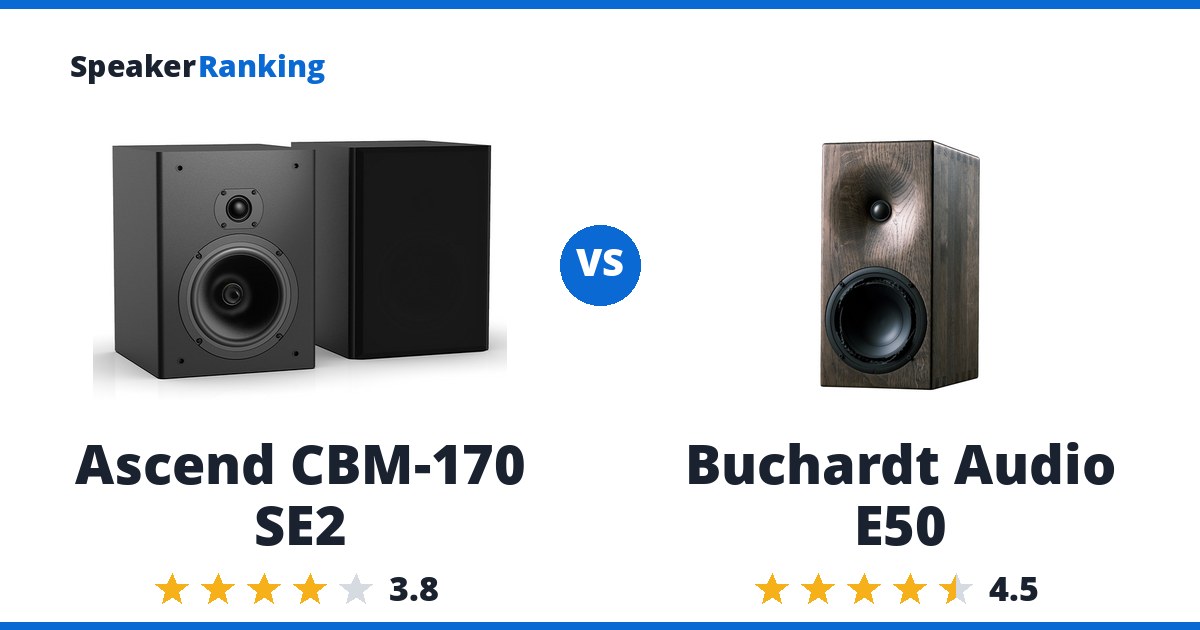 Ascend CBM-170 SE2 vs Buchardt Audio E50