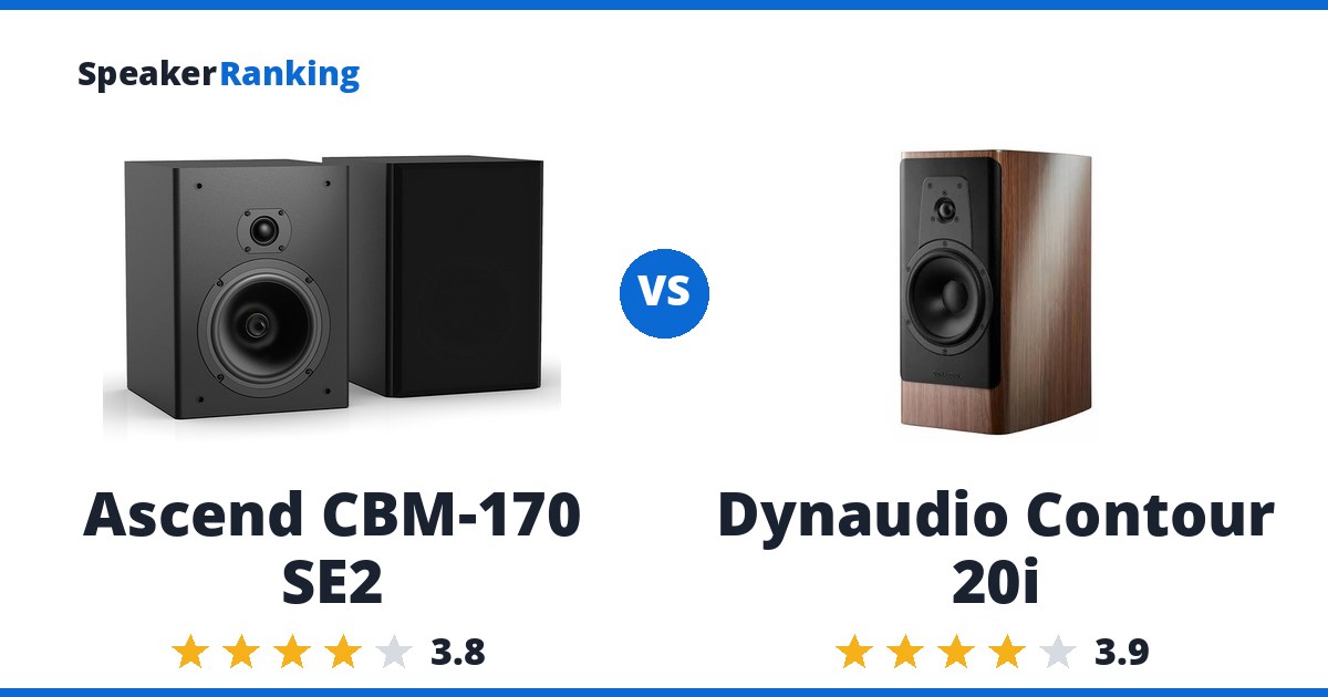 Ascend CBM-170 SE2 vs Dynaudio Contour 20i
