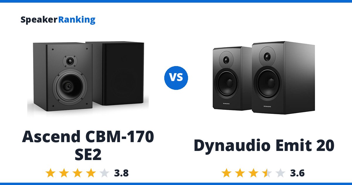 Ascend CBM-170 SE2 vs Dynaudio Emit 20