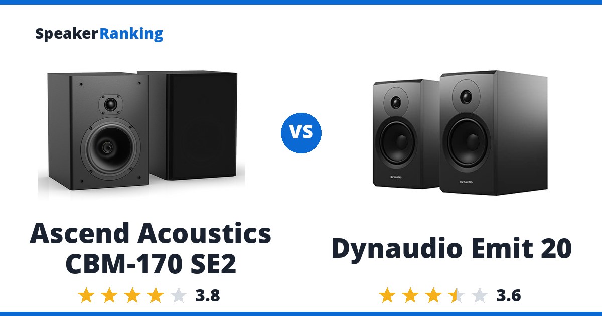 Ascend Acoustics CBM-170 SE2 vs Dynaudio Emit 20