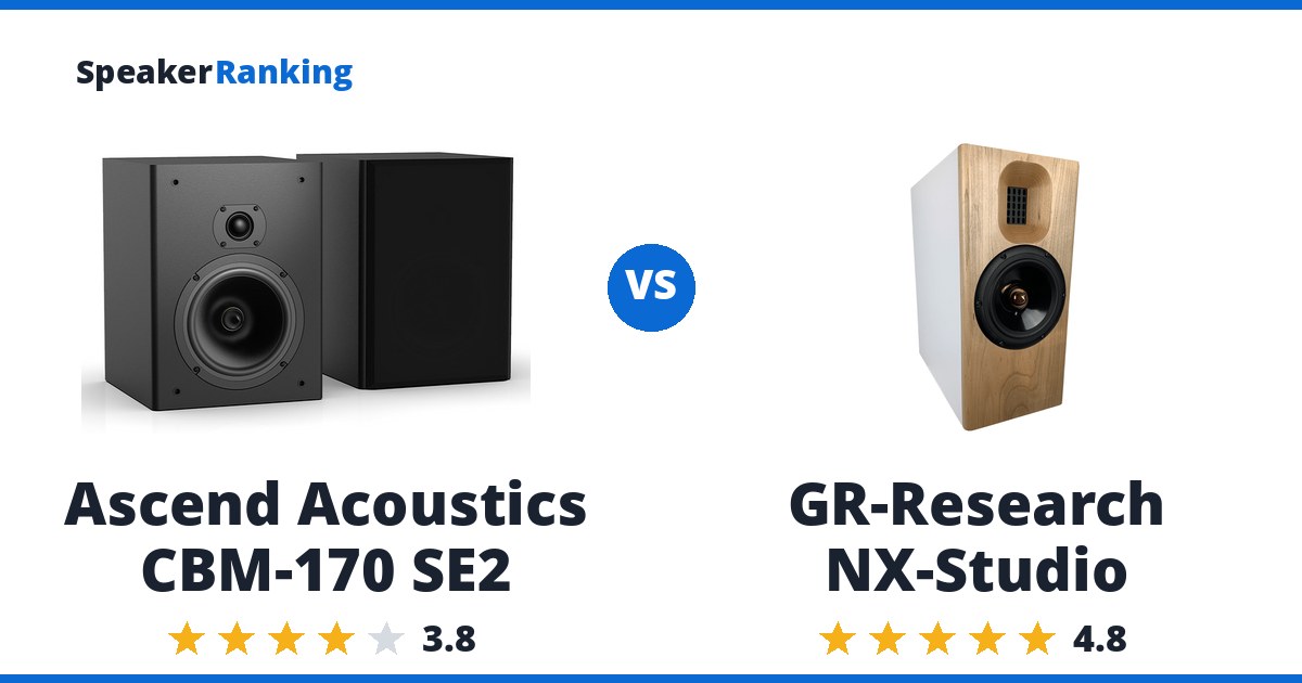Ascend Acoustics CBM-170 SE2 vs GR-Research NX-Studio