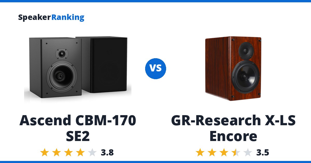 Ascend CBM-170 SE2 vs GR-Research X-LS Encore