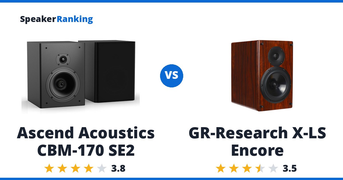 Ascend Acoustics CBM-170 SE2 vs GR-Research X-LS Encore