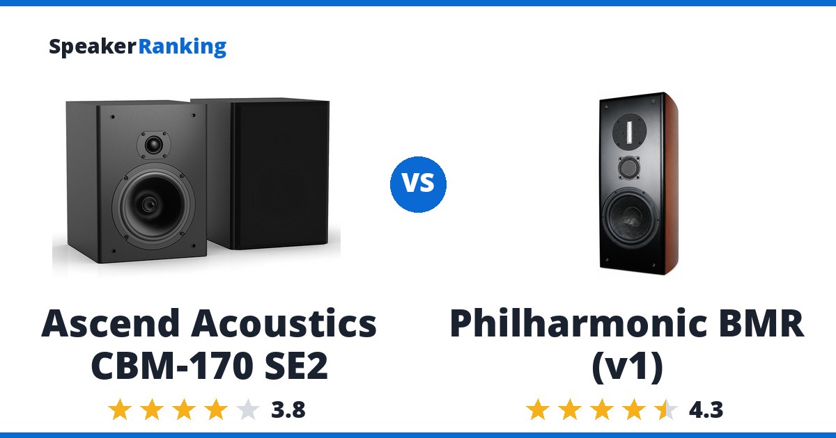 Ascend Acoustics CBM-170 SE2 vs Philharmonic BMR (v1)