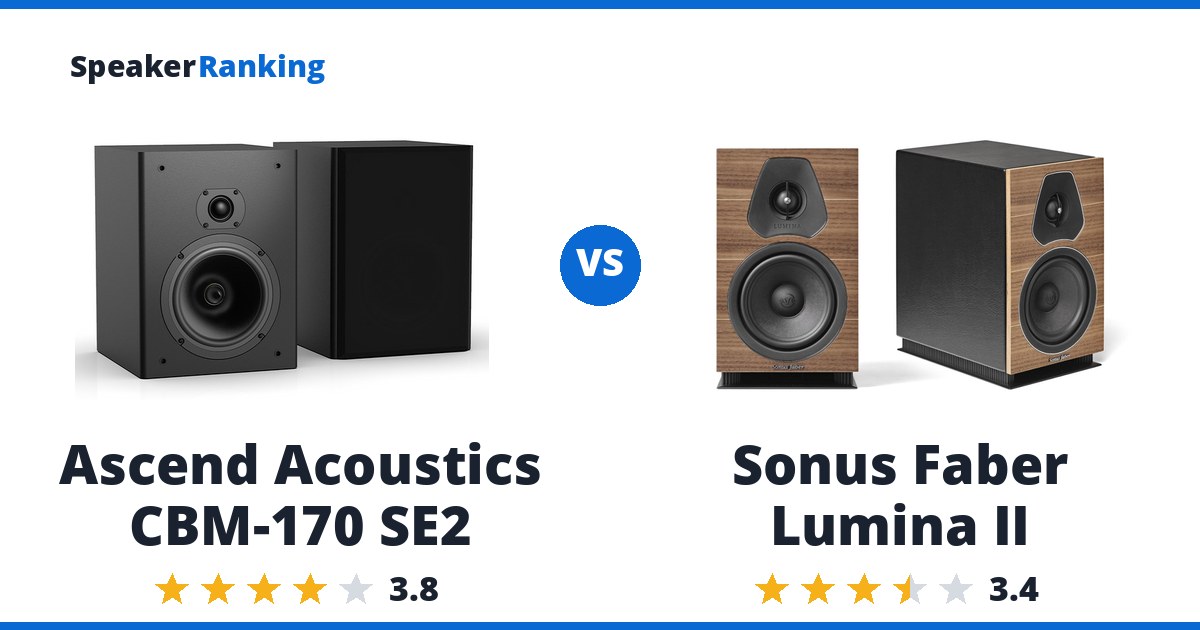 Ascend Acoustics CBM-170 SE2 vs Sonus Faber Lumina II